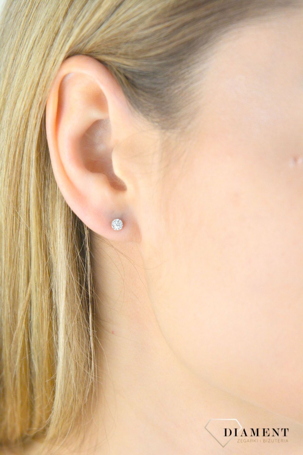 Kolczyki złote damskie 585 klasyczne wkrętki z diamentami  E76550YS 0,09ct Złote kolczyki damskie. Złote kolczyki wkrętki. Kolczyki złote z diamentami. Kolczyki złote wkrętki z diamentami. Kolczyki wkrętki złote na prezent..jpg